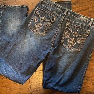 Bootcut Rhinestone Western Jeans